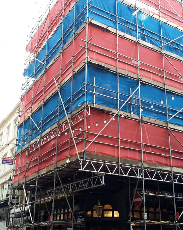 Red & Blue Scaffolding gallery sample